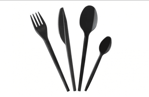 Economy cutlery - black