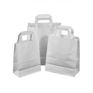 White paper bags